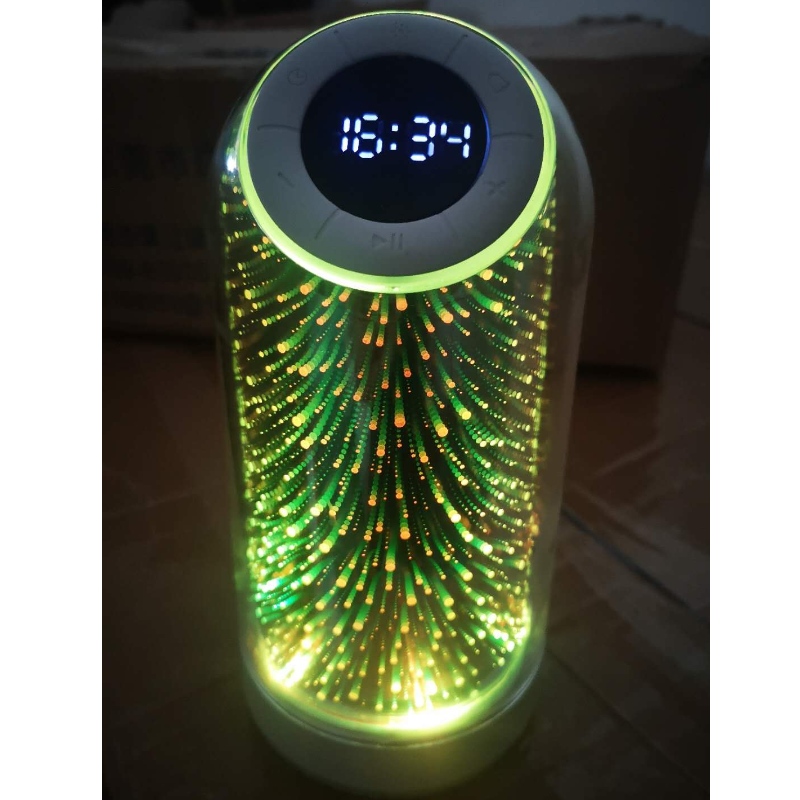 FB-BSK3 High-end Bluetooth Clock Radio Högtalare med 7 färger Ändra LED-belysning