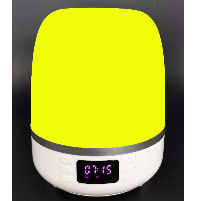 FB-BSK5 Bluetooth Clock Radio Speaker med stationär lampa, disco boll och projektionsbelysning