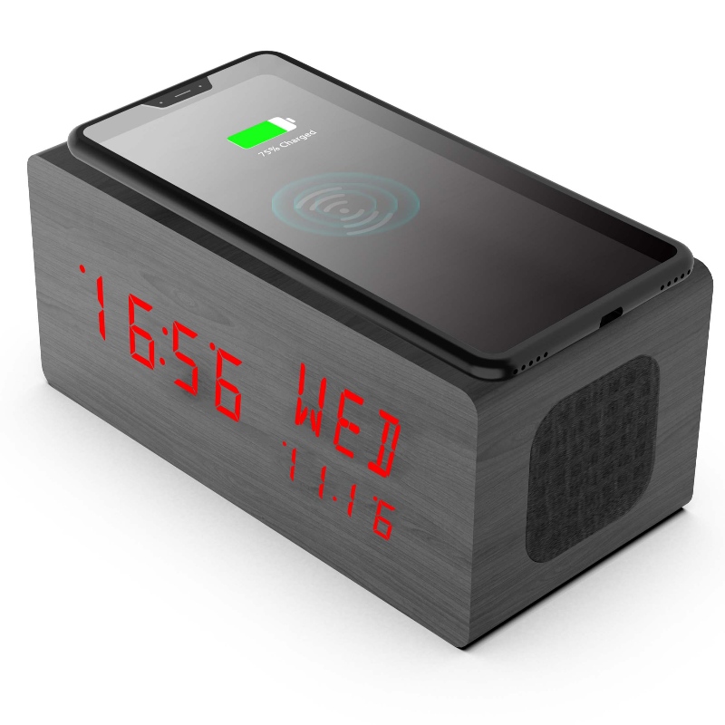 FB-CR8J780X Bluetooth Clock Radio med Qi Trådlös laddare